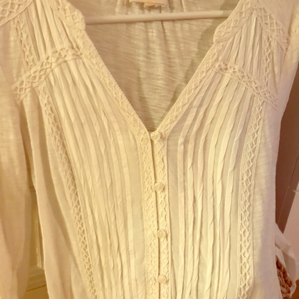 Meadow Rue white tunic